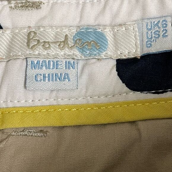 Boden Women’s Khaki Shorts with Multiple Pockets (Size: 2) - Picture 6 of 9